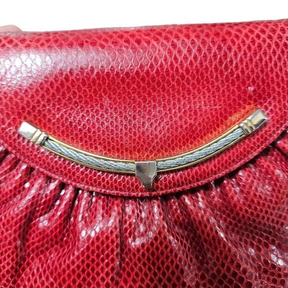 Finesse La Model red small  clutch/crossbody bag - Picture 2 of 12